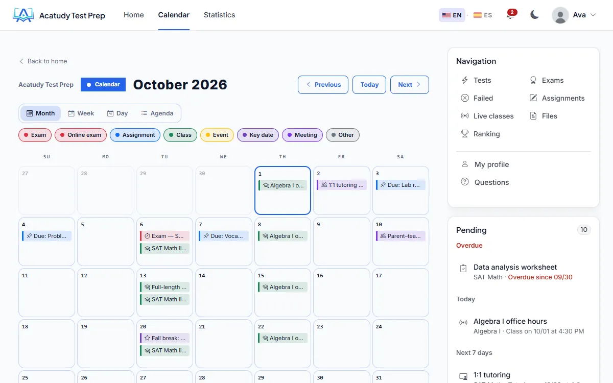 Calendrier